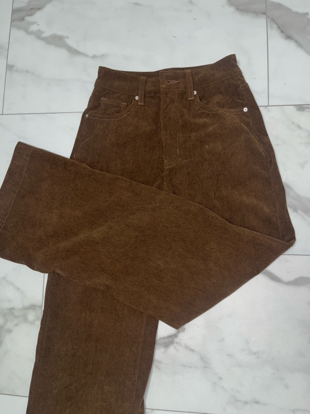 Women's Brown Corduroy Pants